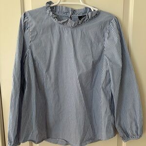 J.Crew Ruffle Neck Blouse